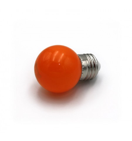 Λάμπα LED Σφαιρικό Ε27 2W 230V Πορτοκαλί 13-27023 Lumen