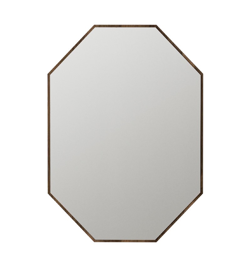 Καθρέπτης τοίχου Ursula Μegapap από μελαμίνη καρυδί 45x2x70εκ GP042-0141,1