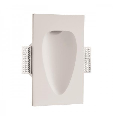 Σποτ Γύψινο Ορθογώνιο Χωνευτό 1W LED CREE Λευκό PRO 147-53208 Eurolamp