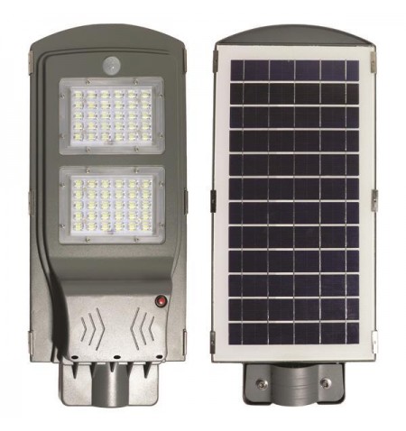 Φωτιστικό Δρόμου Ηλιακό LED SMD 40W 6000K IP65 Γκρι 200-57803 Eurolamp