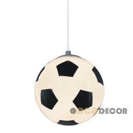 Παιδικό φωτιστικό κρεμαστό μπάλα ποδοσφαίρου γυαλί Φ25