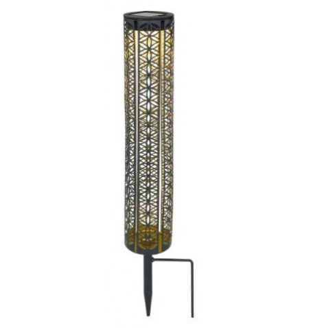 Ηλιακό Φωτιστικό Καρφωτό LED Μαύρο-Χρυσό 46-36553B Panagoulas
