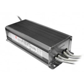 Μετασχηματιστής αλουμινίου 230V/12VDC 200W στεγανός IP67 για ταινίες & λάμπες LED