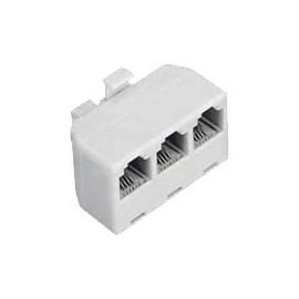 Adaptor from 1 male to 3 female RJ11 Central