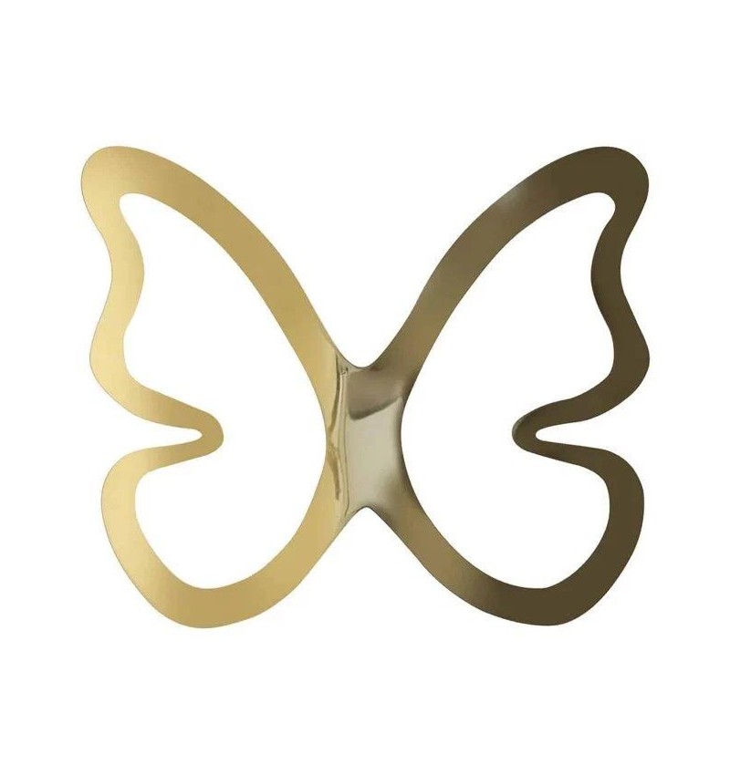 Αυτοκόλλητο Τοίχου Χρυσές Πεταλούδες Gold Butterflies 3D 24011 Ango Dalber